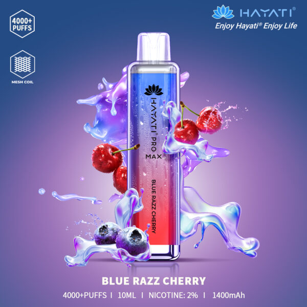 Hayati Pro Max 4000 - Blue Razz Cherry