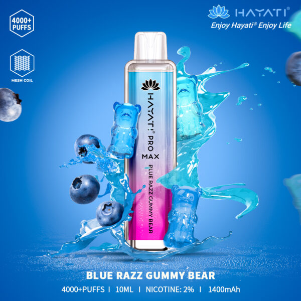 Hayati Pro Max 4000 - Blue Razz Gummy Bear