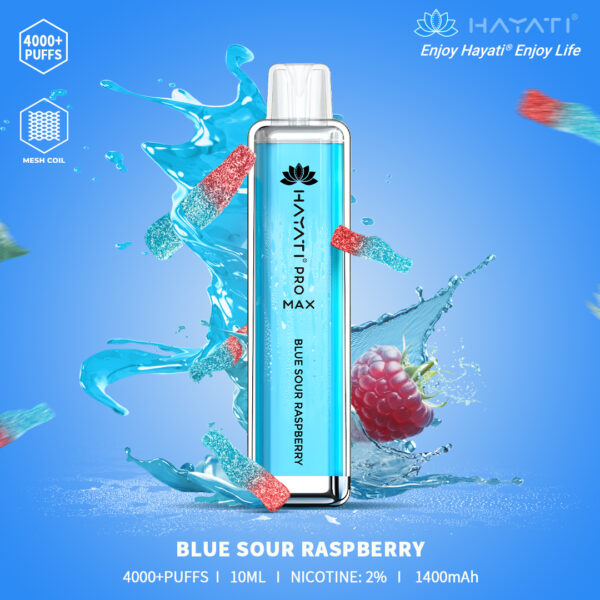 Hayati Pro Max 4000 - Blue Sour Raspberry