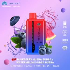 Hayati Pro Ultra 15000: Blueberry Hubba Bubba / Watermelon Hubba Bubba