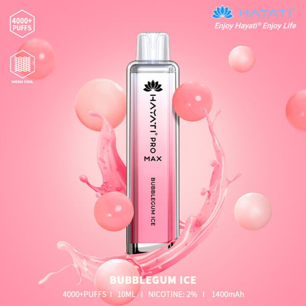 Hayati Pro Max 4000 - Bubblegum Ice