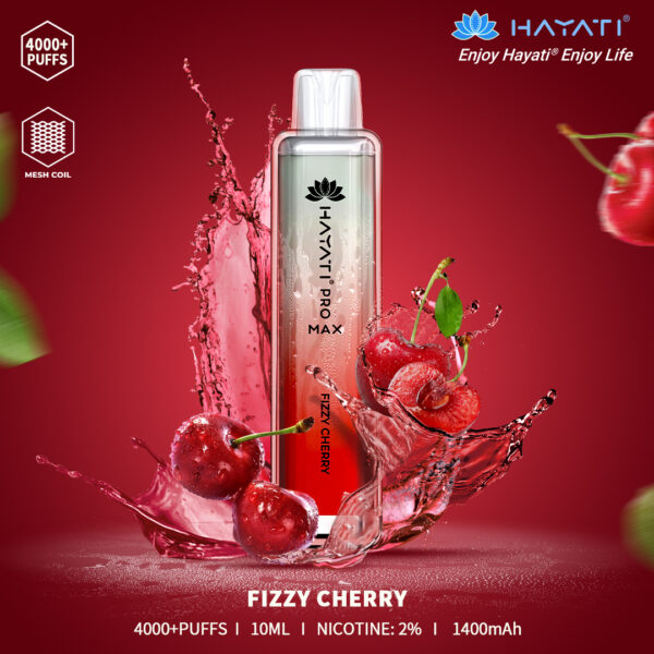 Hayati Pro Max 4000 - Fizzy Cherry