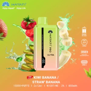 Hayati Pro Ultra 15000: Kiwi Banana / Strawberry Banana
