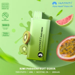 Hayati Duo Mesh 7000 - Kiwi Passion Fruit Guava