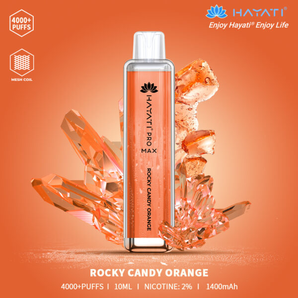 Hayati Pro Max 4000 Prime Rocky Candy Orange