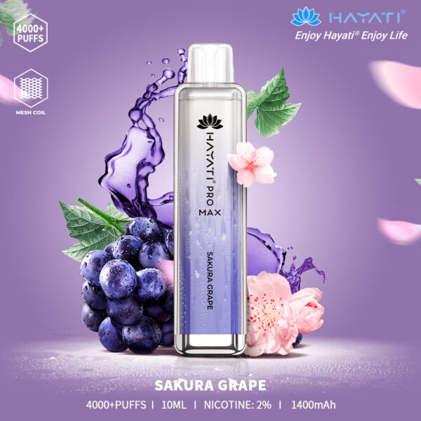 Hayati Pro Max 4000 Sakura Grape
