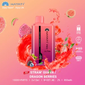 Hayati Pro Ultra 15000: Strawberry Guava / Dragon Berries