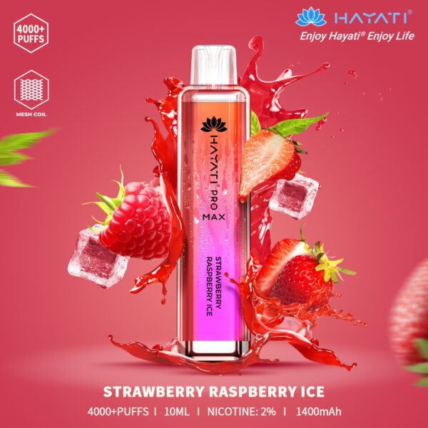 Hayati Pro Max 4000 Strawberry Raspberry Ice