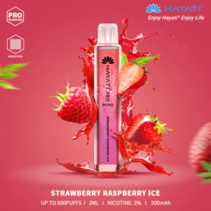 Hayati Pro Mini 600 - Strawberry Raspberry Ice