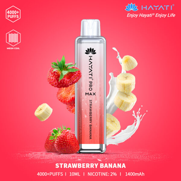 Hayati Pro Max 4000 Strawberry Banana